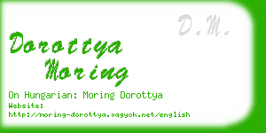 dorottya moring business card
